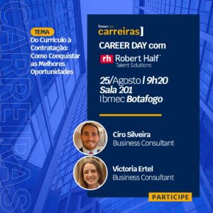 Career Day com a Robert Half | Carreiras Ibmec RJ