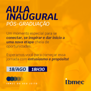Aula Inaugural | Pós-Graduação
