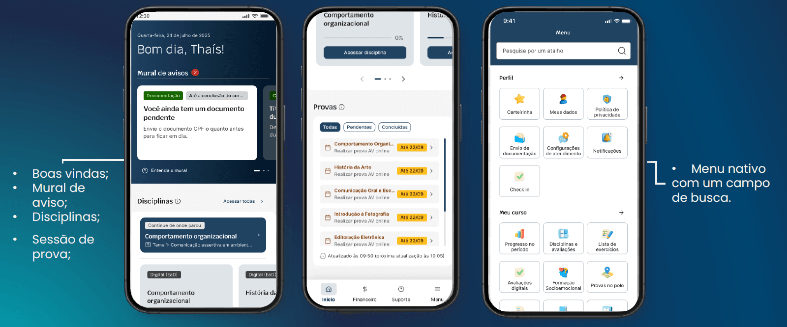 Uma nova experiência no seu app do aluno Meu Ibmec